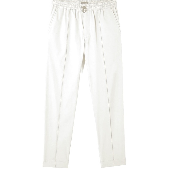 Travel Pants - Brand New - NEVER WORN - White w/ Black Drawstring - Picture 1 of 5
